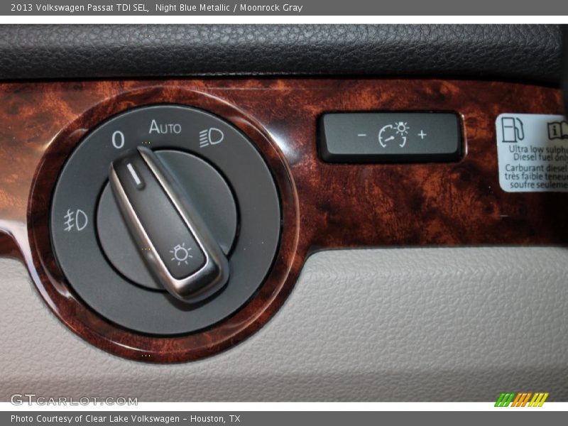 Night Blue Metallic / Moonrock Gray 2013 Volkswagen Passat TDI SEL