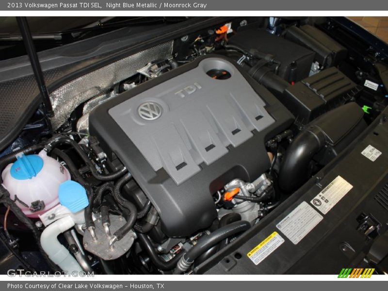 Night Blue Metallic / Moonrock Gray 2013 Volkswagen Passat TDI SEL
