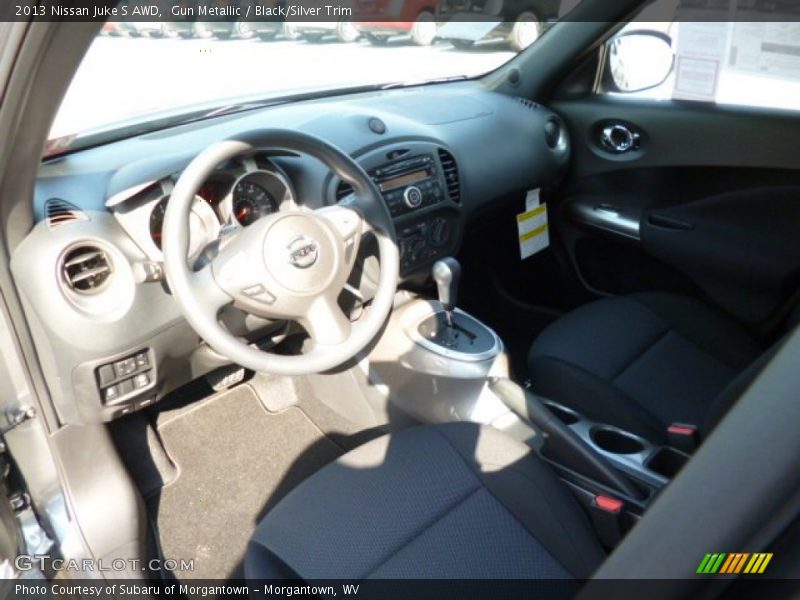 Gun Metallic / Black/Silver Trim 2013 Nissan Juke S AWD