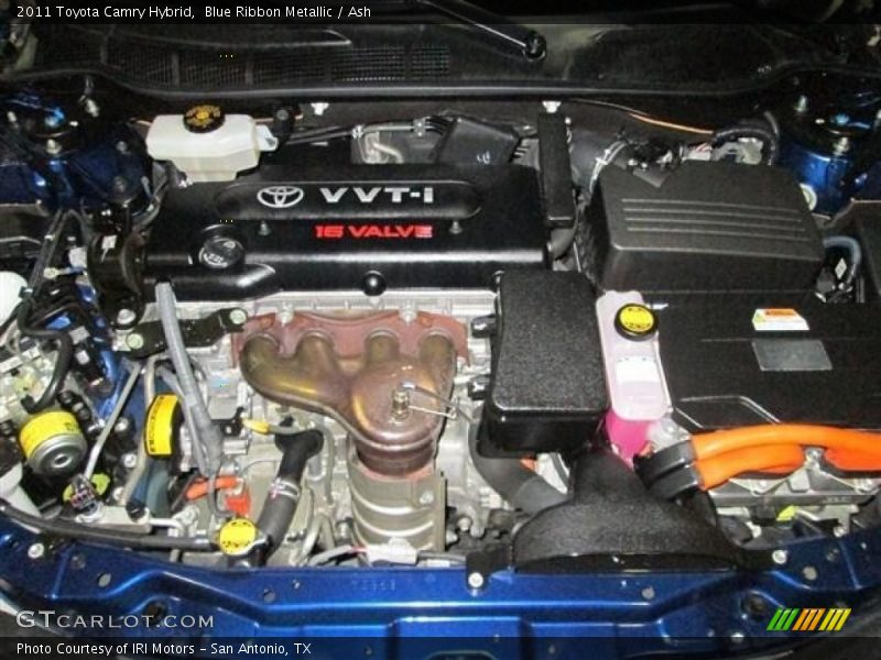 Blue Ribbon Metallic / Ash 2011 Toyota Camry Hybrid