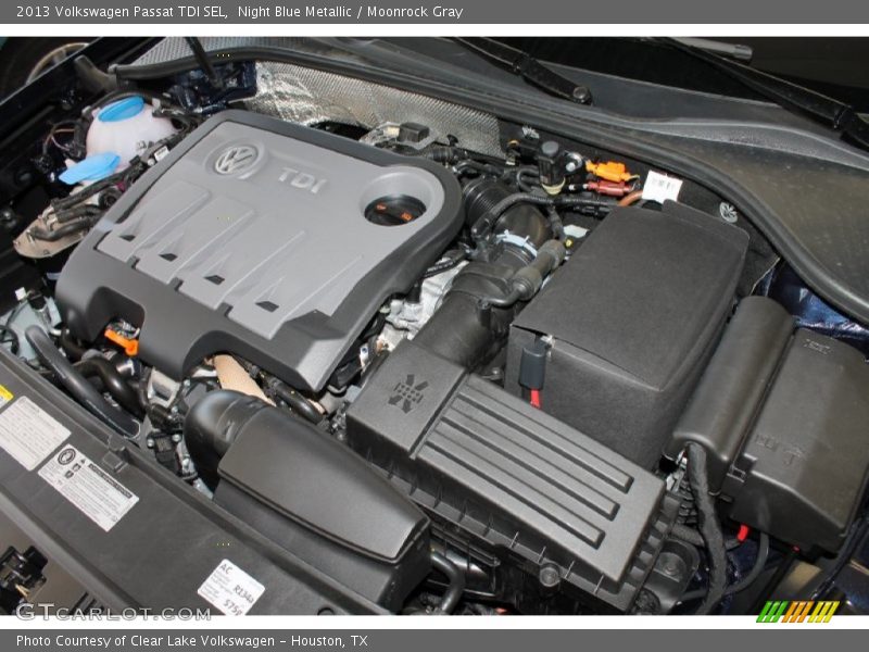Night Blue Metallic / Moonrock Gray 2013 Volkswagen Passat TDI SEL