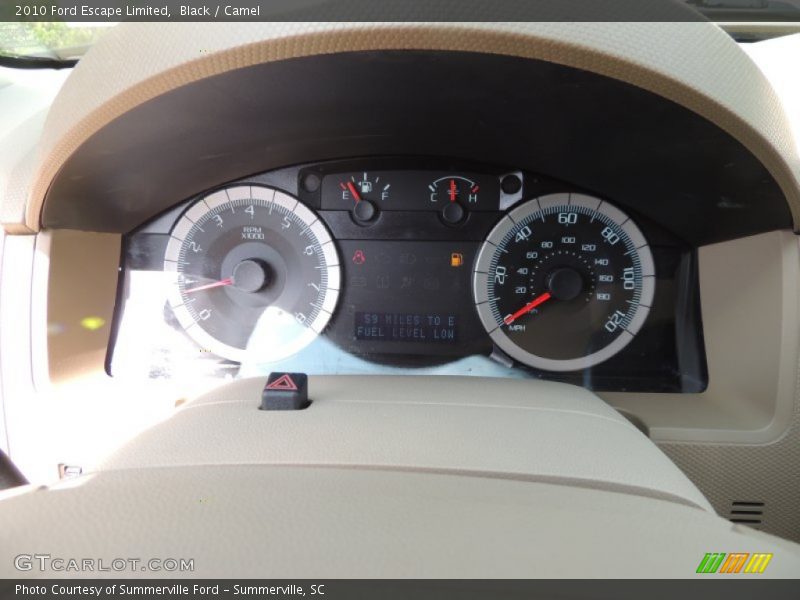 Black / Camel 2010 Ford Escape Limited