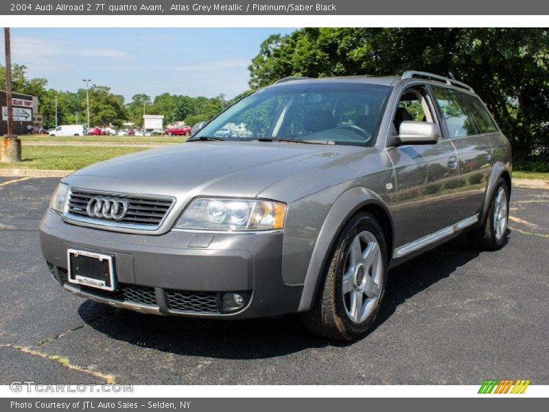 Atlas Grey Metallic / Platinum/Saber Black 2004 Audi Allroad 2.7T quattro Avant