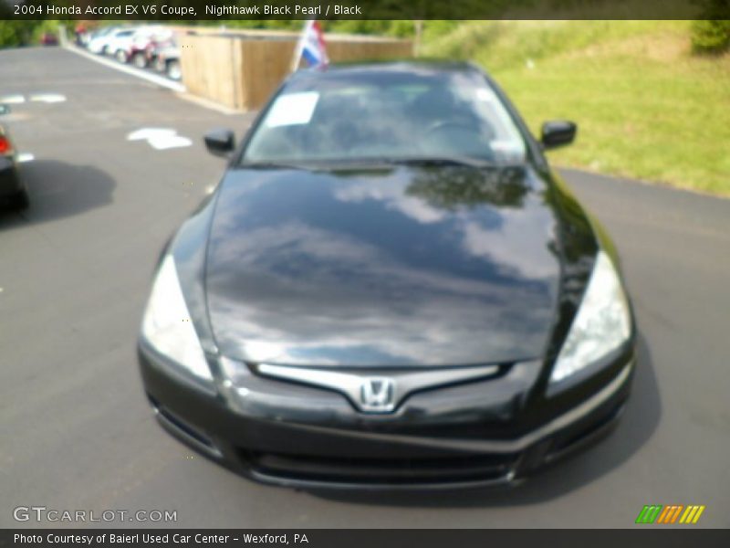 Nighthawk Black Pearl / Black 2004 Honda Accord EX V6 Coupe