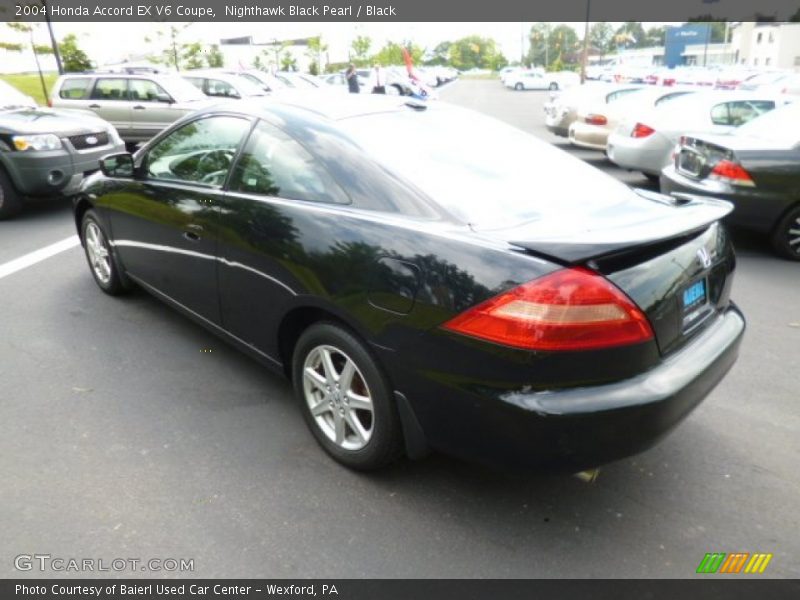 Nighthawk Black Pearl / Black 2004 Honda Accord EX V6 Coupe