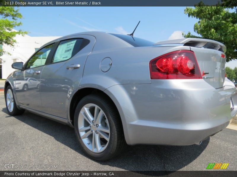 Billet Silver Metallic / Black 2013 Dodge Avenger SE V6