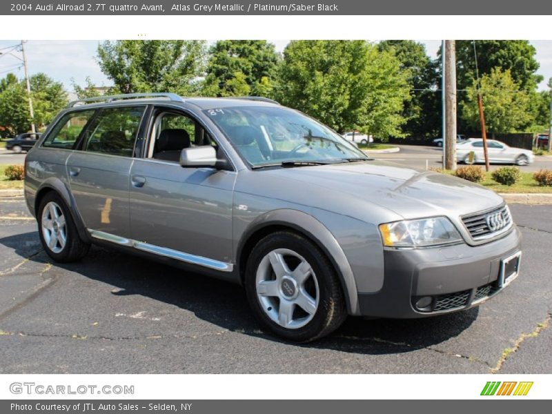 Atlas Grey Metallic / Platinum/Saber Black 2004 Audi Allroad 2.7T quattro Avant