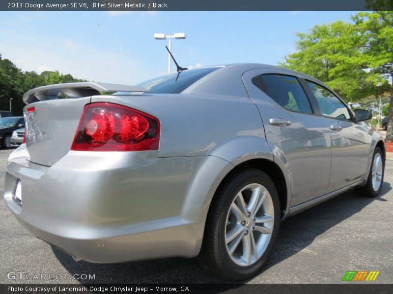Billet Silver Metallic / Black 2013 Dodge Avenger SE V6