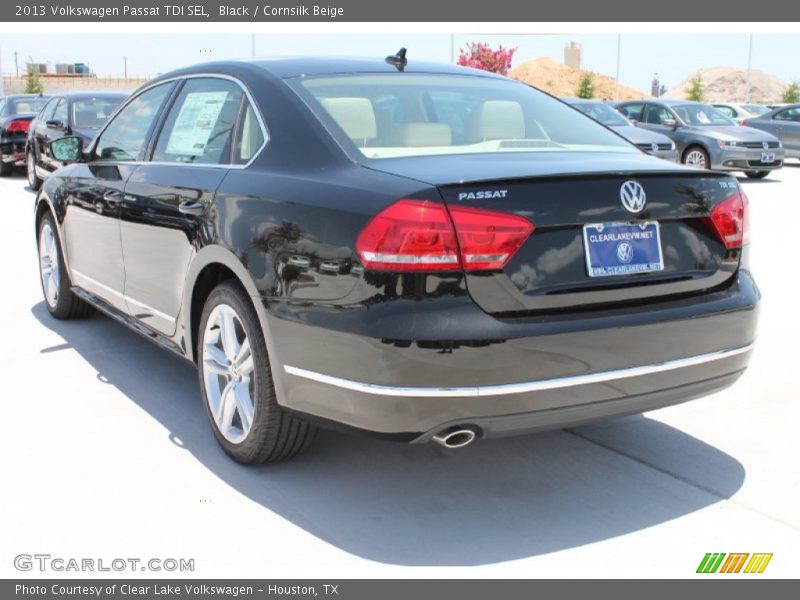 Black / Cornsilk Beige 2013 Volkswagen Passat TDI SEL