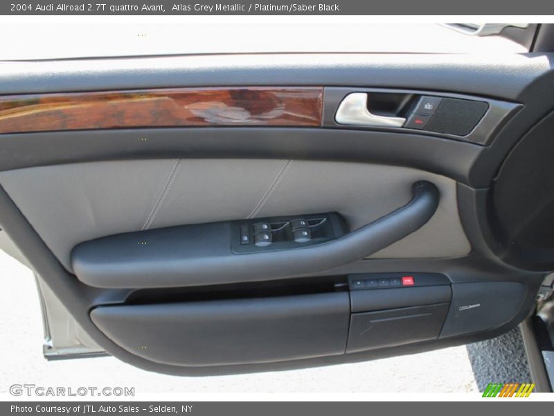 Atlas Grey Metallic / Platinum/Saber Black 2004 Audi Allroad 2.7T quattro Avant