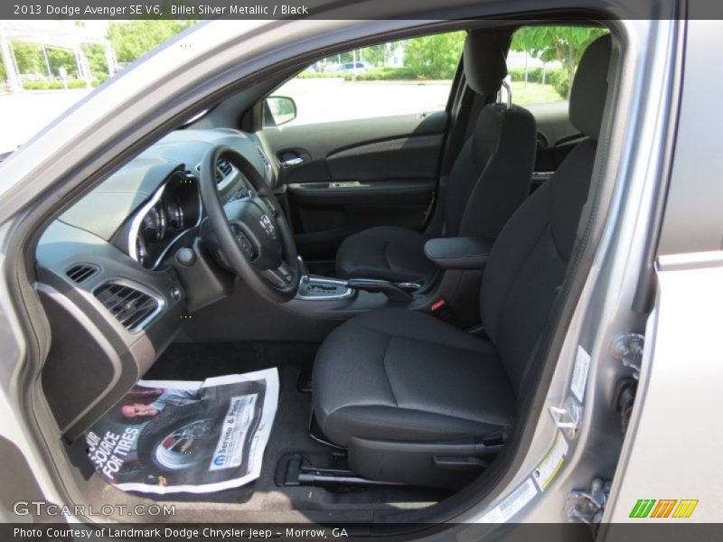 Billet Silver Metallic / Black 2013 Dodge Avenger SE V6