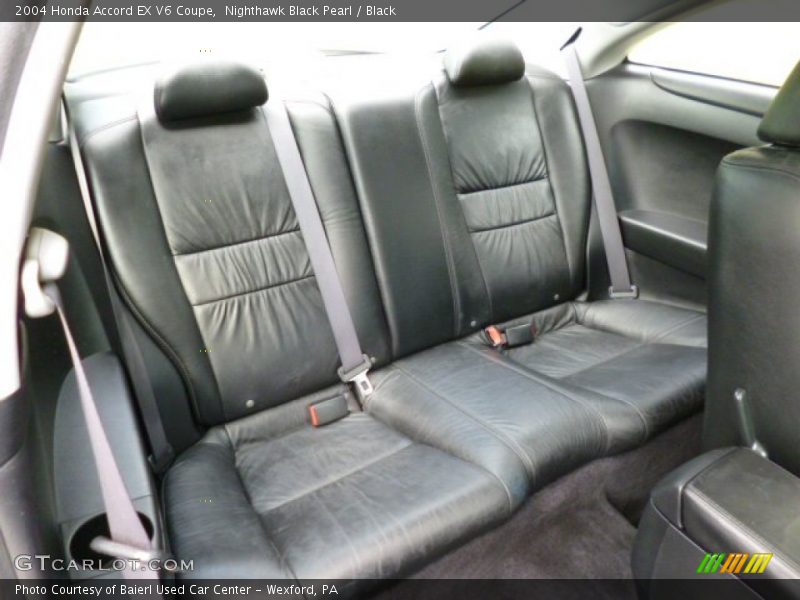 Rear Seat of 2004 Accord EX V6 Coupe