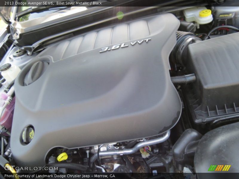 Billet Silver Metallic / Black 2013 Dodge Avenger SE V6