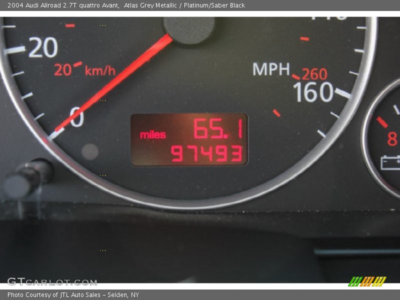 Atlas Grey Metallic / Platinum/Saber Black 2004 Audi Allroad 2.7T quattro Avant