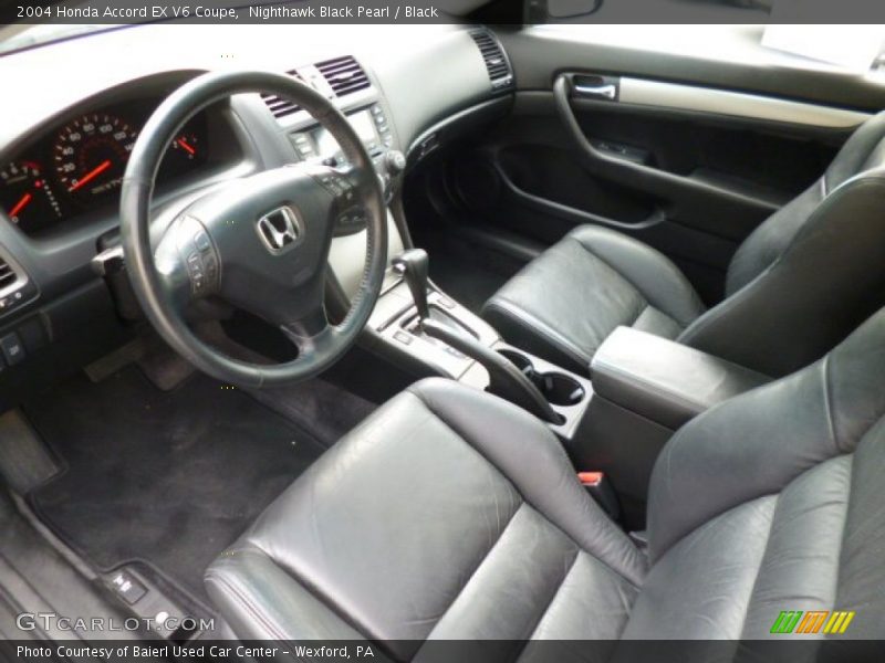  2004 Accord EX V6 Coupe Black Interior