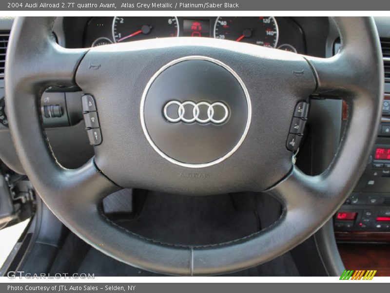 Atlas Grey Metallic / Platinum/Saber Black 2004 Audi Allroad 2.7T quattro Avant
