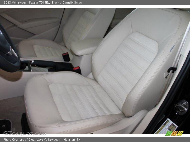 Black / Cornsilk Beige 2013 Volkswagen Passat TDI SEL