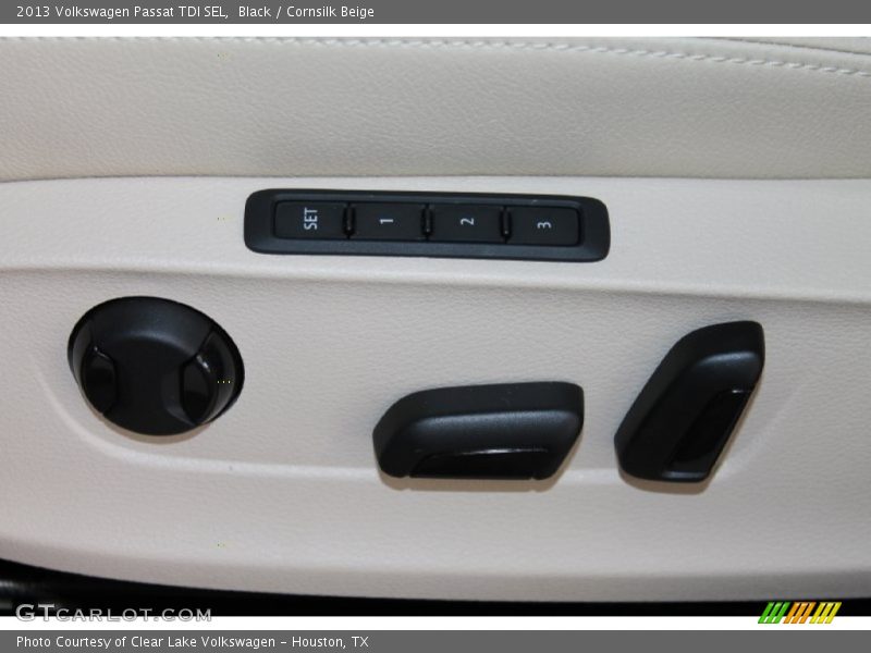 Black / Cornsilk Beige 2013 Volkswagen Passat TDI SEL