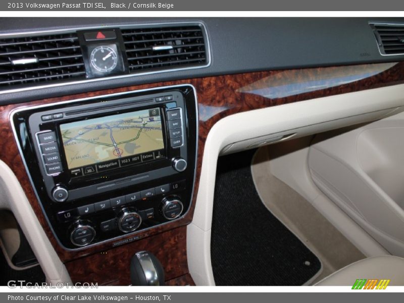 Black / Cornsilk Beige 2013 Volkswagen Passat TDI SEL