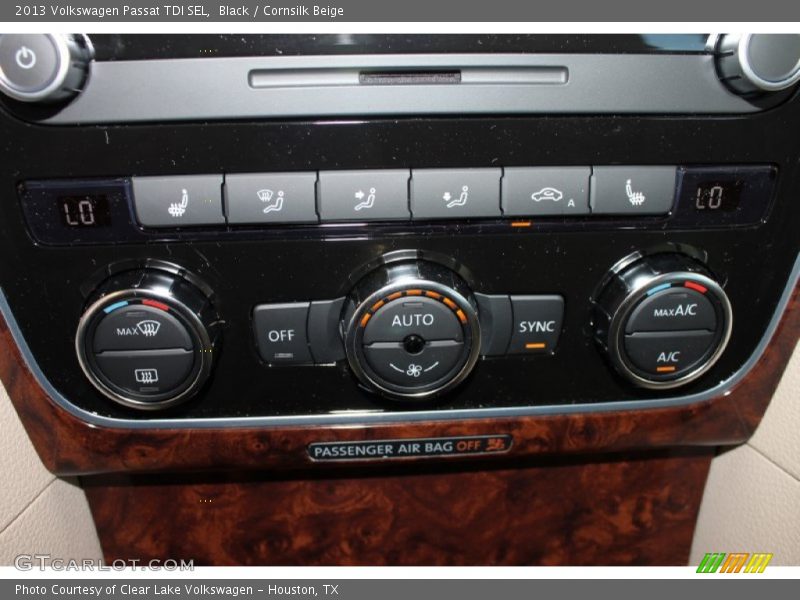Black / Cornsilk Beige 2013 Volkswagen Passat TDI SEL