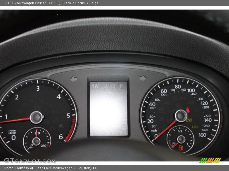 Black / Cornsilk Beige 2013 Volkswagen Passat TDI SEL