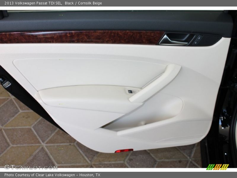 Black / Cornsilk Beige 2013 Volkswagen Passat TDI SEL