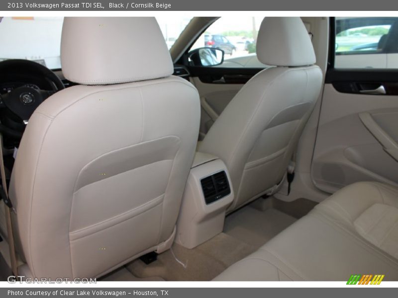 Black / Cornsilk Beige 2013 Volkswagen Passat TDI SEL