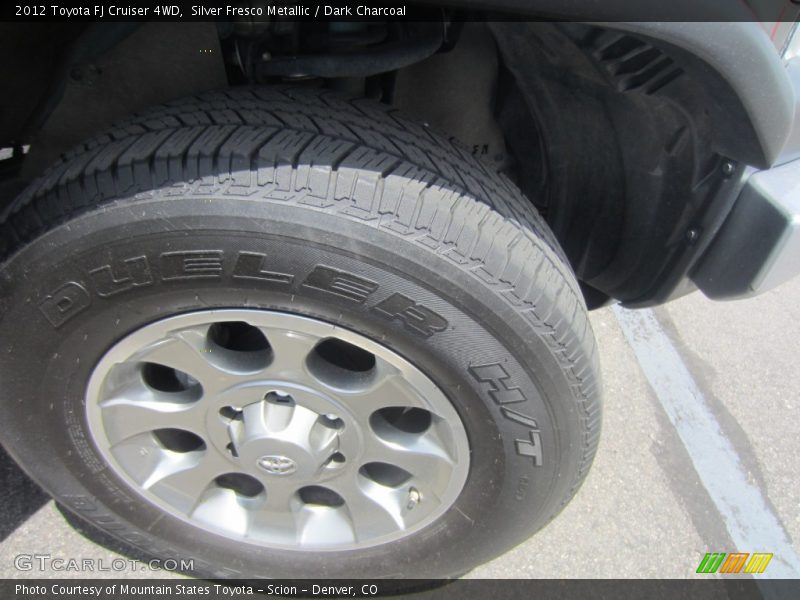 Silver Fresco Metallic / Dark Charcoal 2012 Toyota FJ Cruiser 4WD