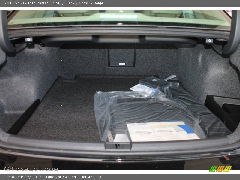 Black / Cornsilk Beige 2013 Volkswagen Passat TDI SEL