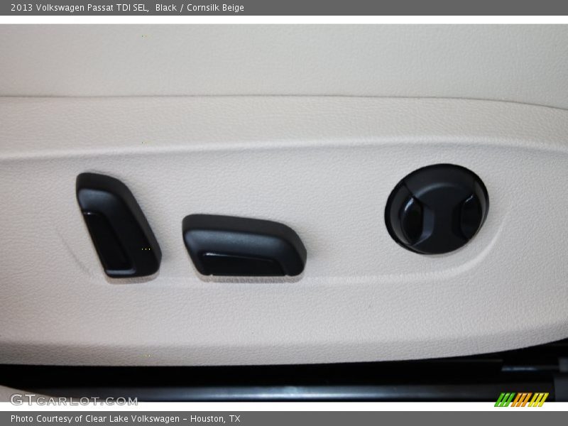 Black / Cornsilk Beige 2013 Volkswagen Passat TDI SEL
