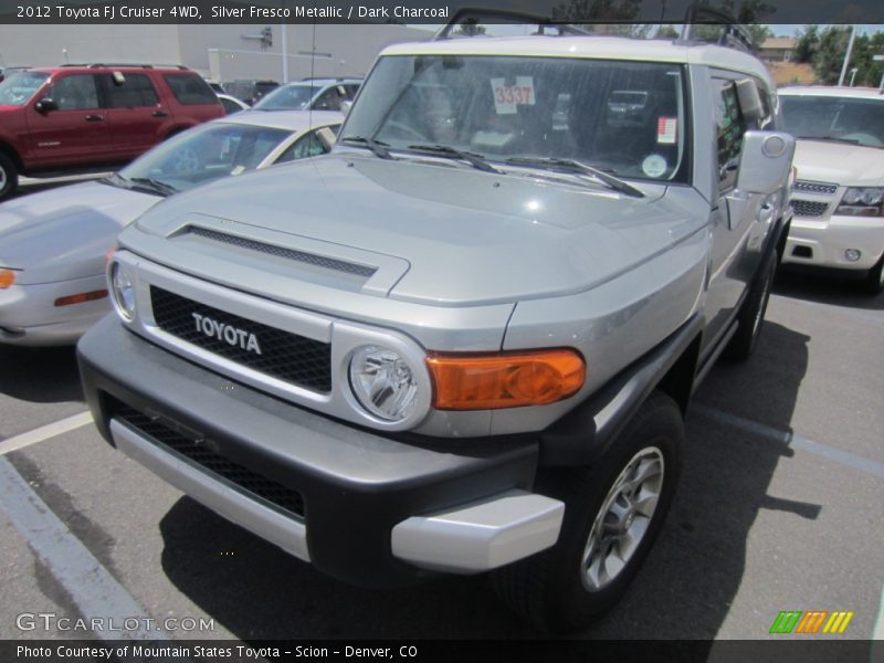 Silver Fresco Metallic / Dark Charcoal 2012 Toyota FJ Cruiser 4WD