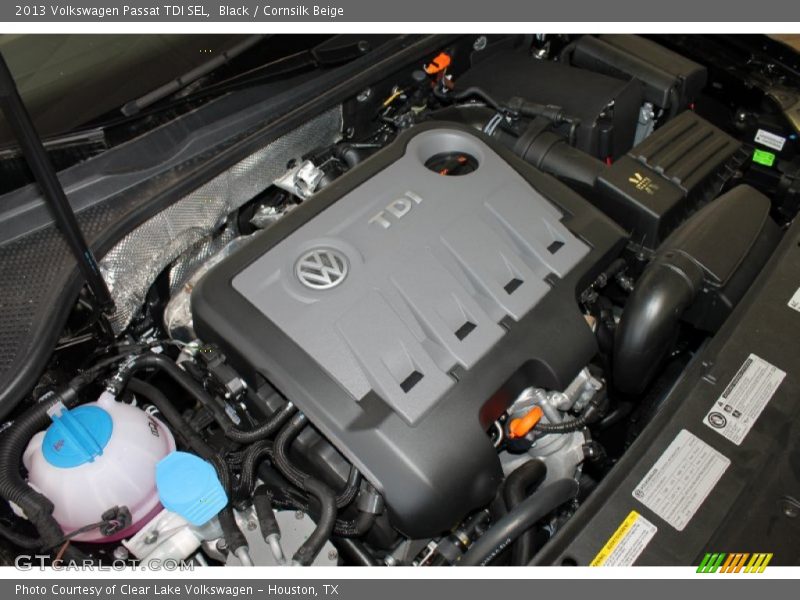 Black / Cornsilk Beige 2013 Volkswagen Passat TDI SEL
