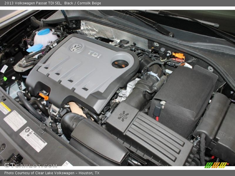 Black / Cornsilk Beige 2013 Volkswagen Passat TDI SEL