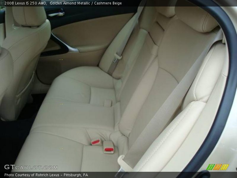 Golden Almond Metallic / Cashmere Beige 2008 Lexus IS 250 AWD
