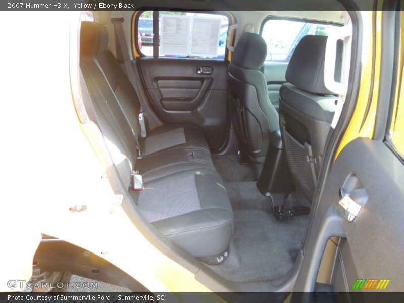 Yellow / Ebony Black 2007 Hummer H3 X