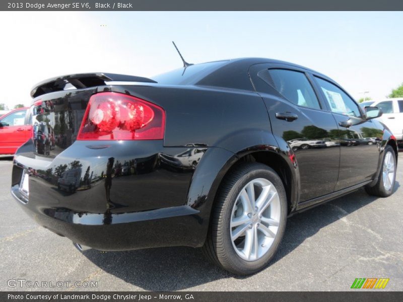 Black / Black 2013 Dodge Avenger SE V6