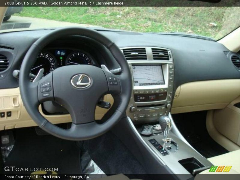 Golden Almond Metallic / Cashmere Beige 2008 Lexus IS 250 AWD