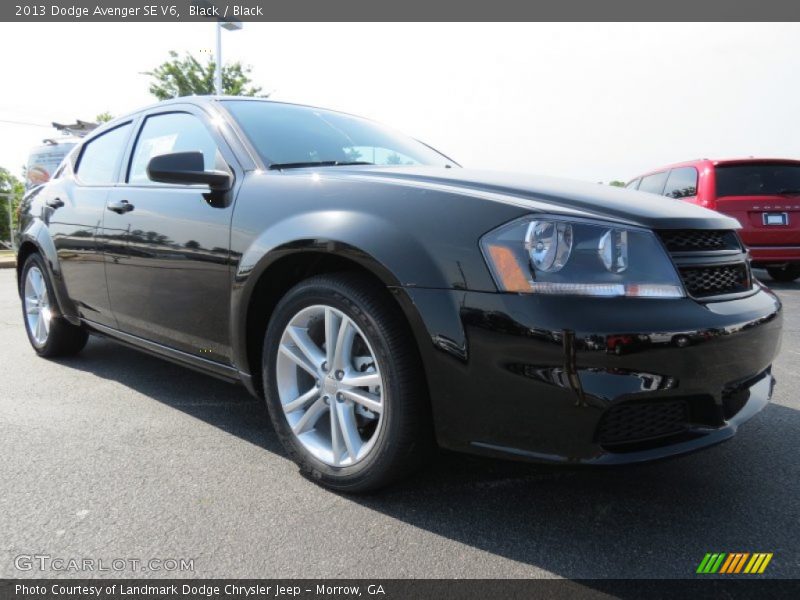 Black / Black 2013 Dodge Avenger SE V6