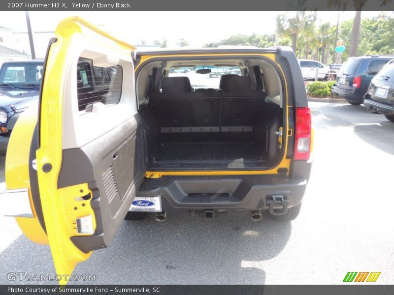 Yellow / Ebony Black 2007 Hummer H3 X