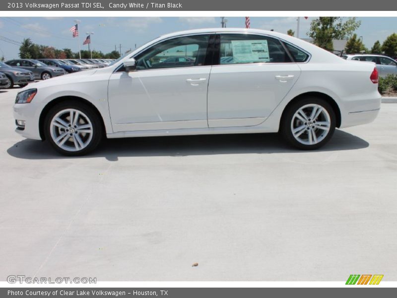 Candy White / Titan Black 2013 Volkswagen Passat TDI SEL