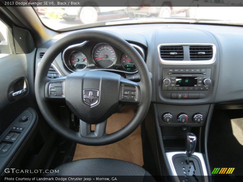 Black / Black 2013 Dodge Avenger SE V6