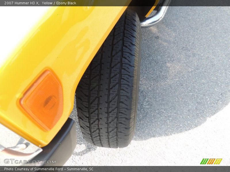 Yellow / Ebony Black 2007 Hummer H3 X