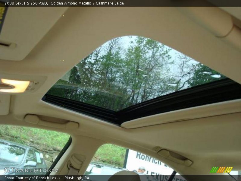 Golden Almond Metallic / Cashmere Beige 2008 Lexus IS 250 AWD