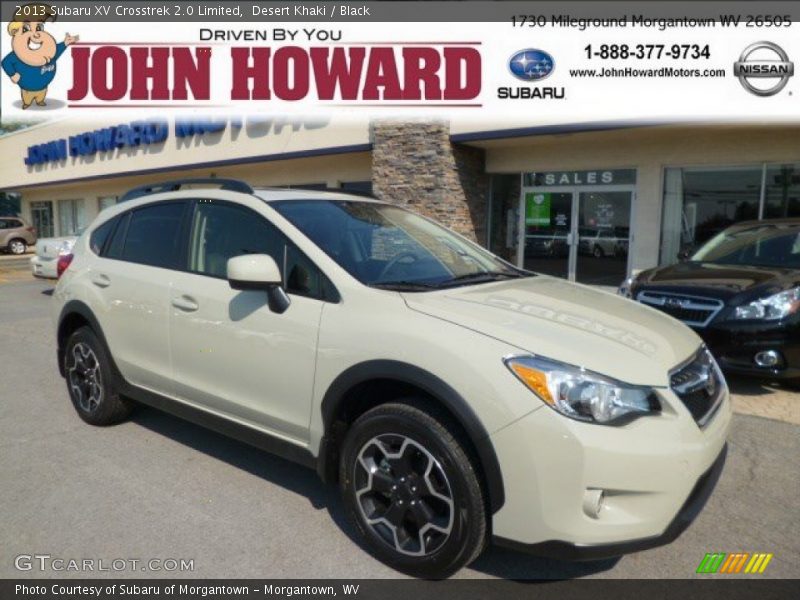 Desert Khaki / Black 2013 Subaru XV Crosstrek 2.0 Limited