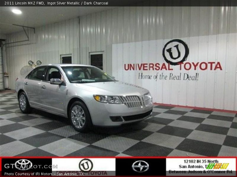 Ingot Silver Metallic / Dark Charcoal 2011 Lincoln MKZ FWD