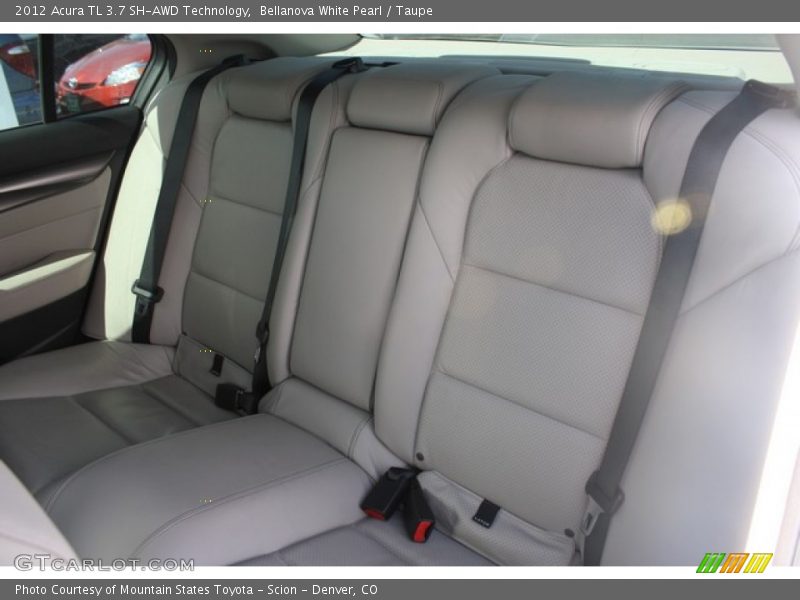 Bellanova White Pearl / Taupe 2012 Acura TL 3.7 SH-AWD Technology