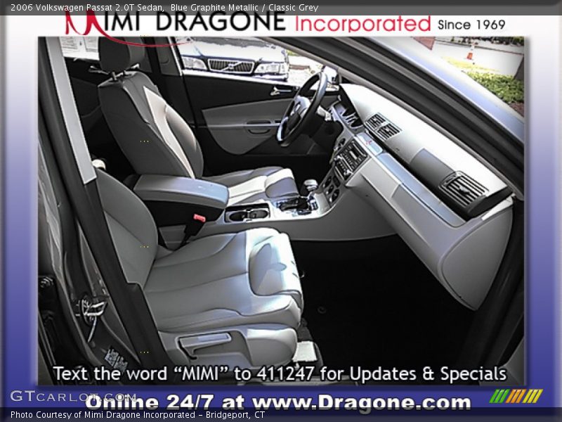 Blue Graphite Metallic / Classic Grey 2006 Volkswagen Passat 2.0T Sedan