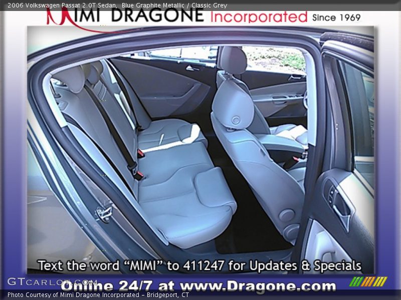 Blue Graphite Metallic / Classic Grey 2006 Volkswagen Passat 2.0T Sedan