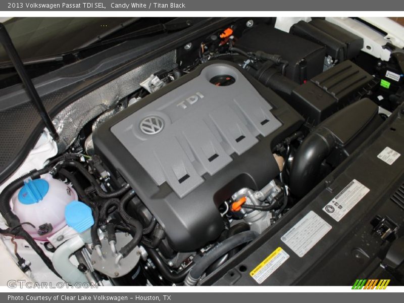 Candy White / Titan Black 2013 Volkswagen Passat TDI SEL