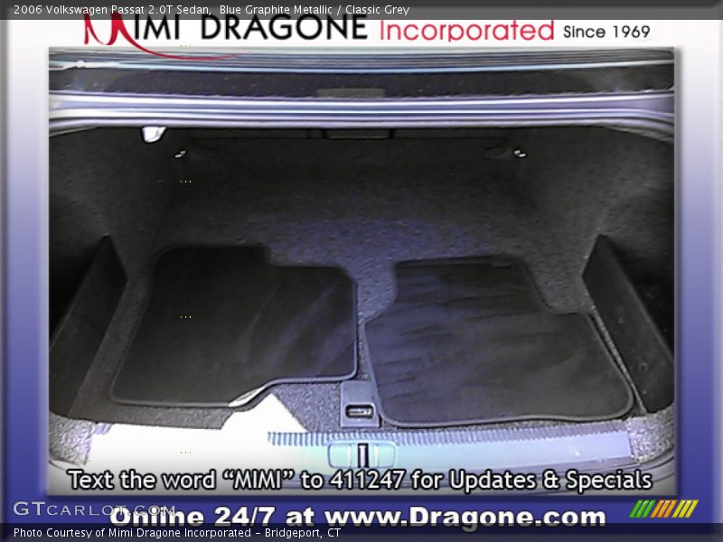 Blue Graphite Metallic / Classic Grey 2006 Volkswagen Passat 2.0T Sedan
